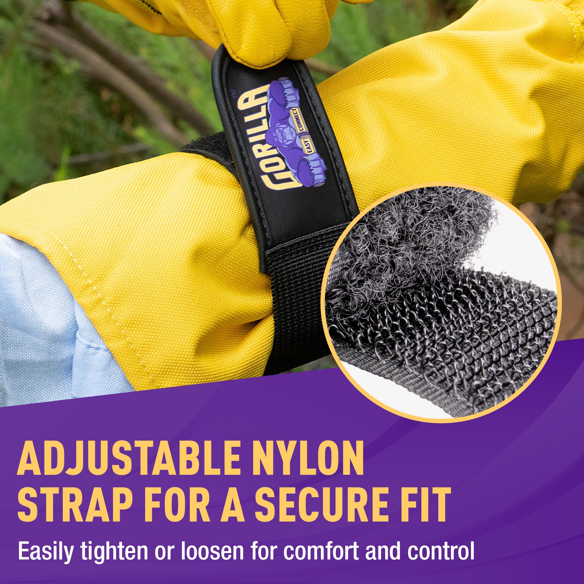 GORILLA EASY CONNECT GARDENING GLOVES PRUNING CONSTRUCTION GLOVES CONSTRUCTION SAFETY GEAR