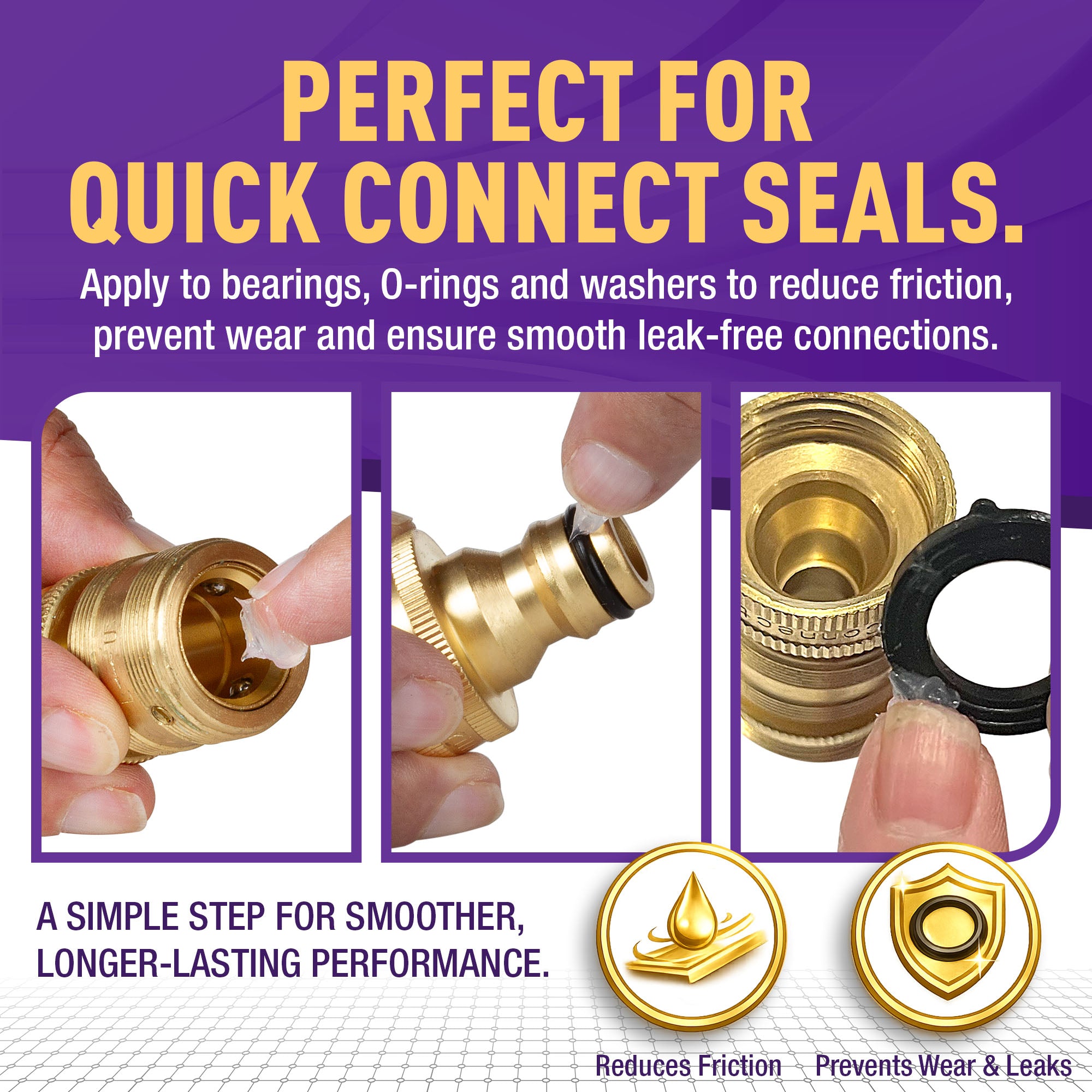 GORILLA EASY CONNECT SILICONE GRADE 2 GREASE FOOD GRADE FOR BEARINGS AND SEALS